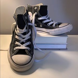 Black High Top Converse Little Boys